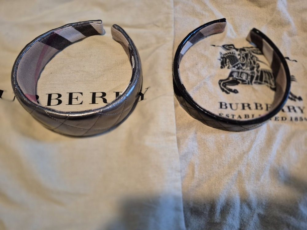 2 BURBERRY HEADBANDS " AUTHENTIC "