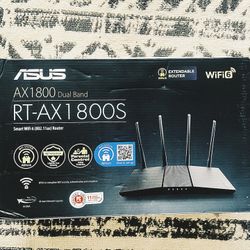 ASUS RT-AX1800S WiFi 6 Router – Open Box, Unused, Perfect Condition