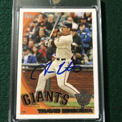 Travis Ishikawa World Series Card Auto