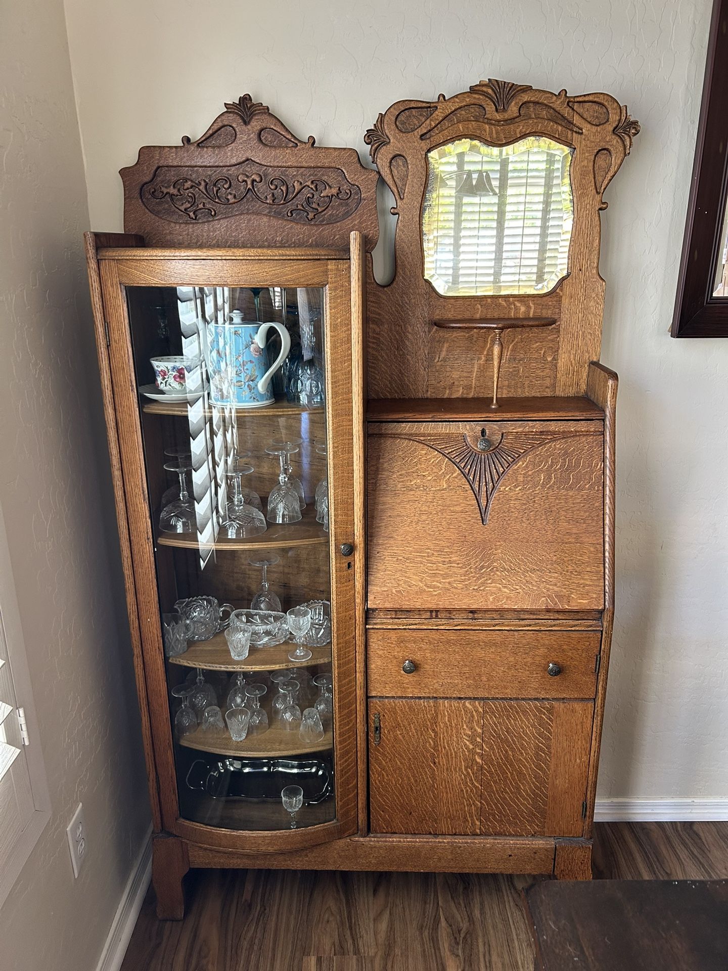 Antique Larkin Style Secretary Desk