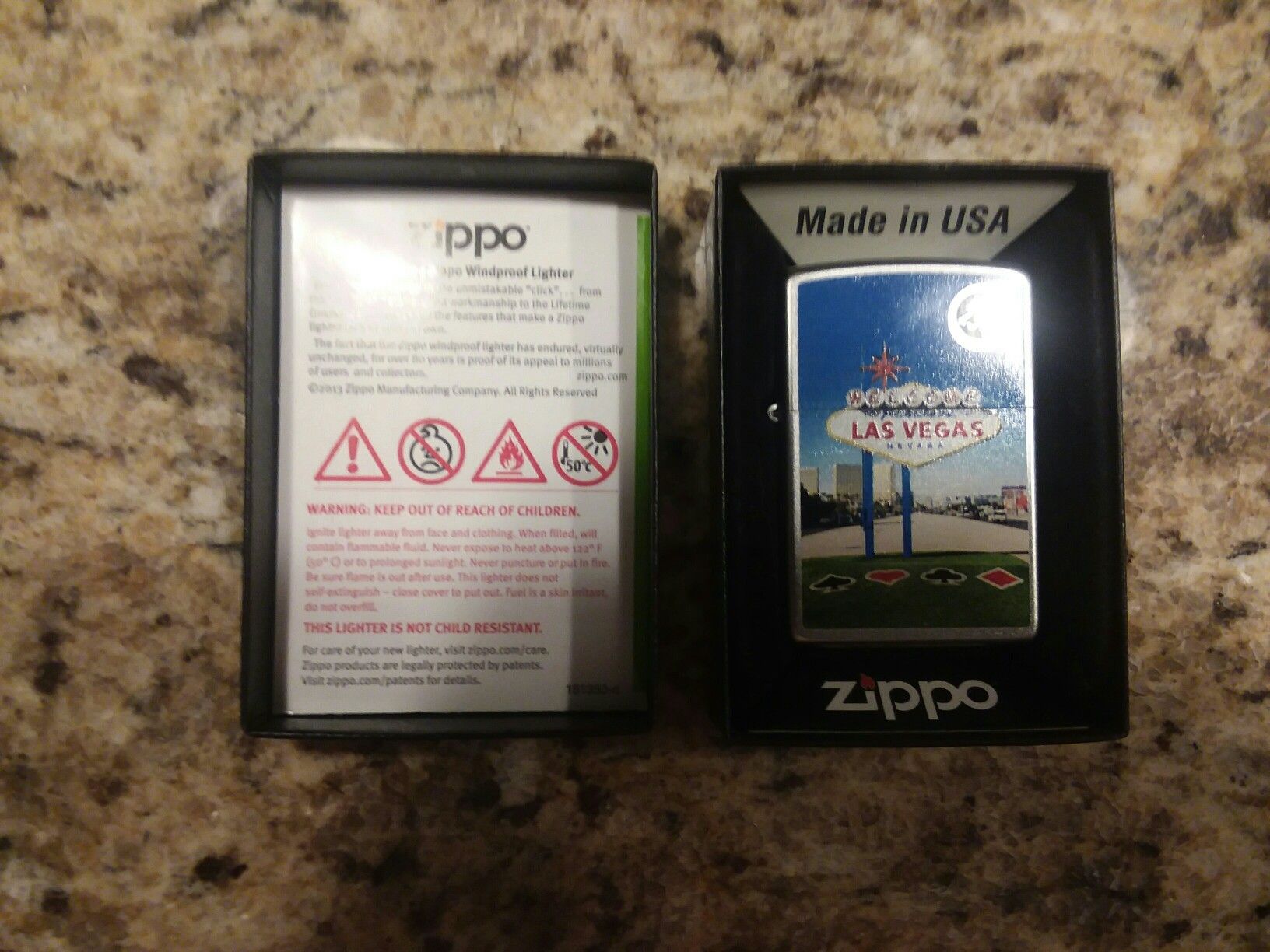 Las Vegas Zippo Lighter