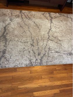 Shag area rug