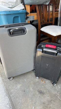 2 suit cases