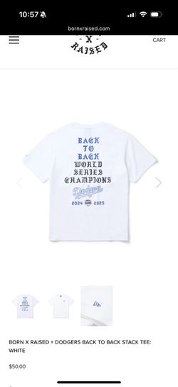 Born X Raised dodgers shirt XL