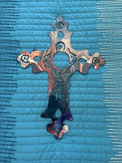 Decorative Metal Cross Wall Art