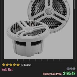 Skar 8inch Marine Speaker 