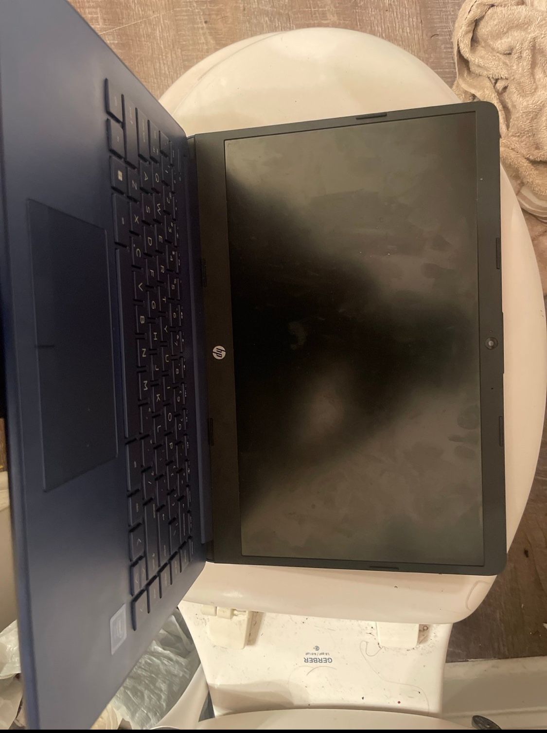 Blue Hp Computer