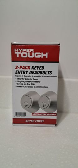 2 NEW security DEADBOLT DOOR LOCKS