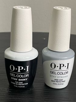 O.P.I Gel Color Top and Base Coat (New)