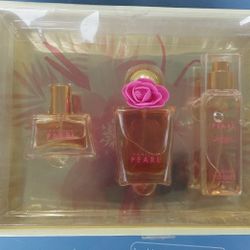 VANILLA PEARL Perfume Gift Set - 3.2oz & .5oz Perfume & 2.7 Fragrance Mist