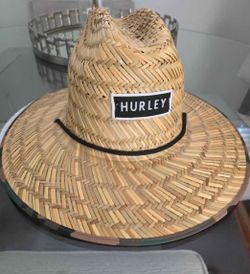 Men's Hurley camouflage army straw hat