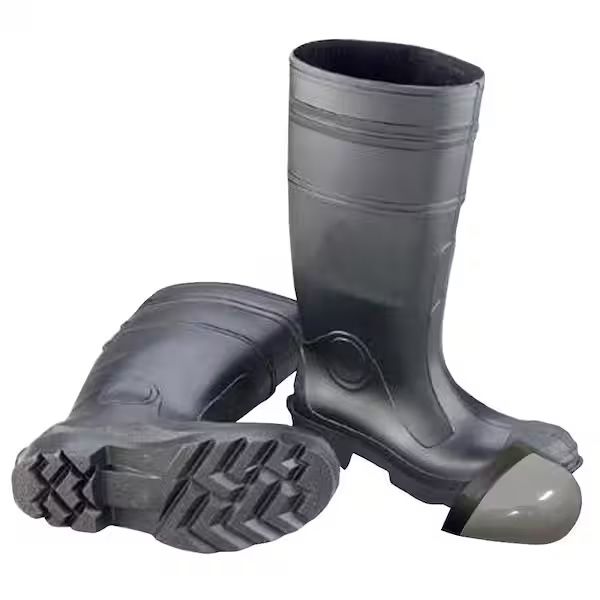 NEW Rubber Boots Steel Toe WORK DECKHAND INDUSTRIAL