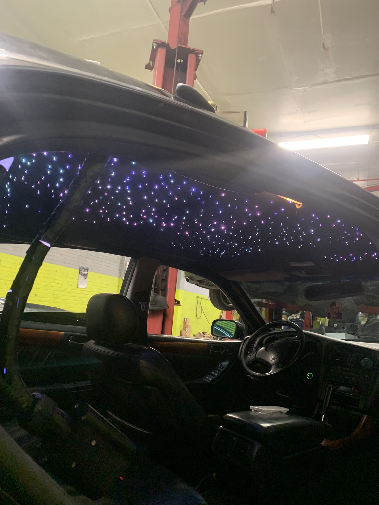 Headliner reupholster & Star headliner