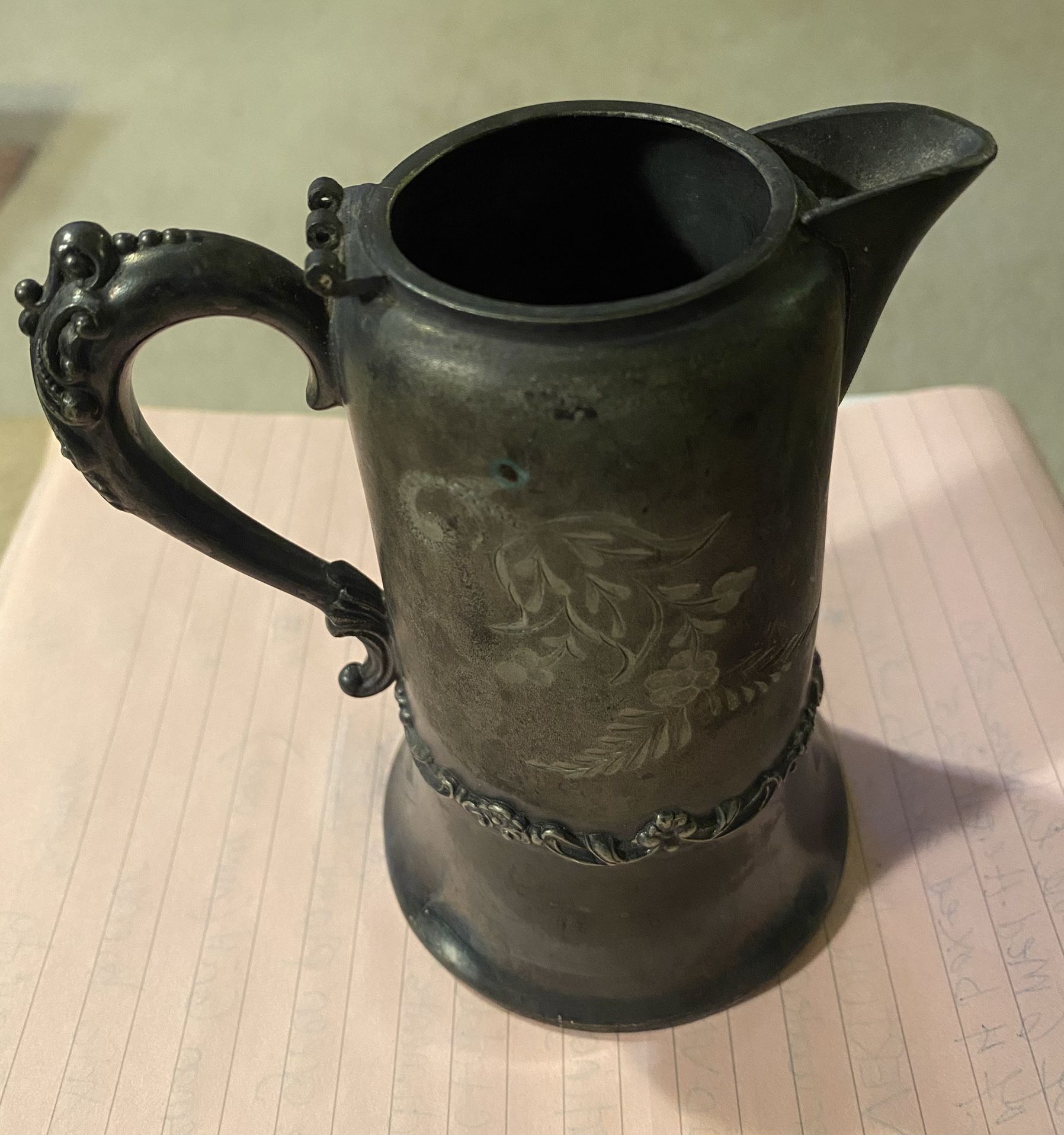 SILVER PLATED PITCHER