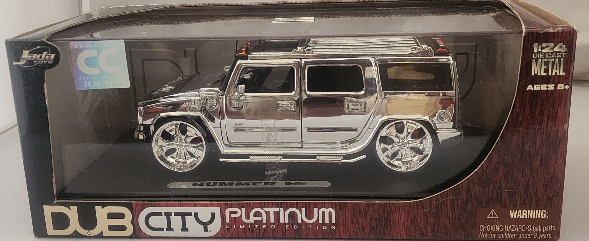 Jada Toys Dub City 1/24 Limited Edition Hummer H2 Plated Collection