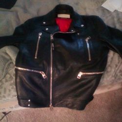 Alexander McQueen Leather Biker Jacket 