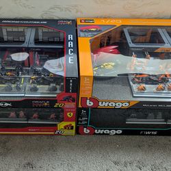 Bburago 1:43 Formula Racing Paddock Set(new)