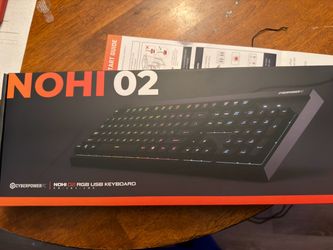 Cyberpower rgb full keyboard