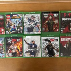 XBOX ONE Video Games 10x