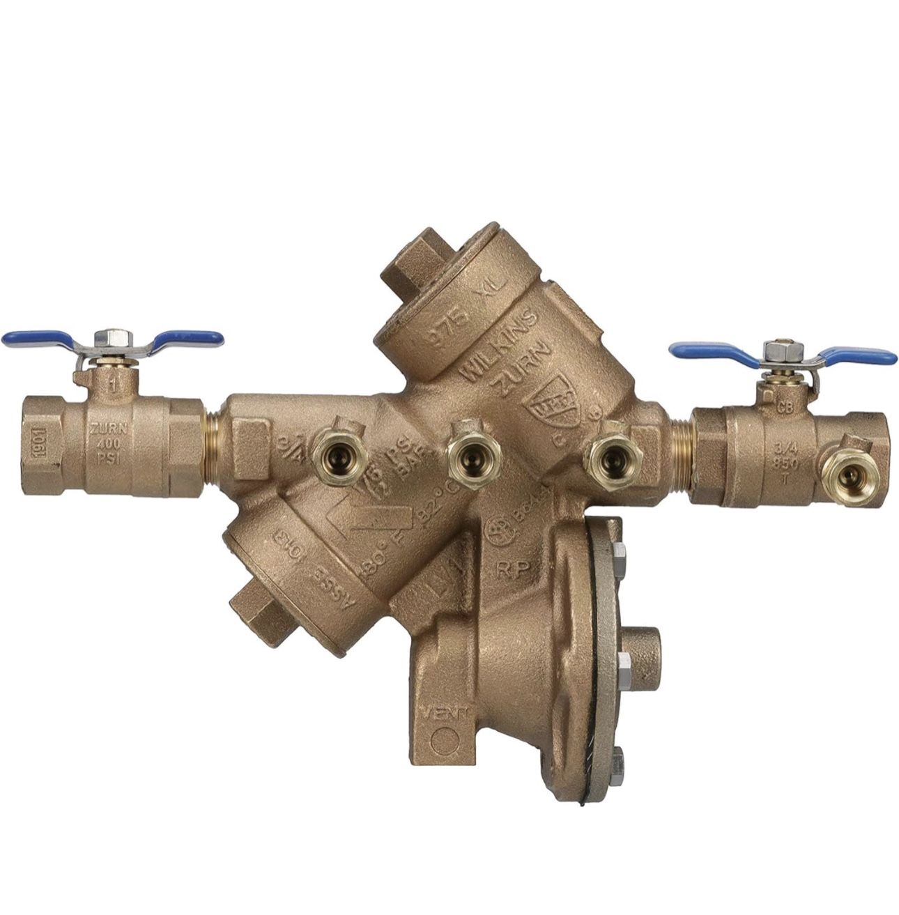 Zurn Wilkins 34-975XL 3/4" 975XL Reduced Pressure Principle Backflow Preventer