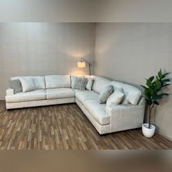 RAWCLIFFE PARCHMENT 3-PIECE SECTIONAL
