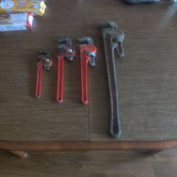 Group Of Pipe Wrenches - $20.00 For All