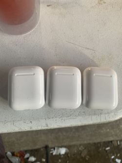Three Apple AirPod Cases (NO EARBUDS)