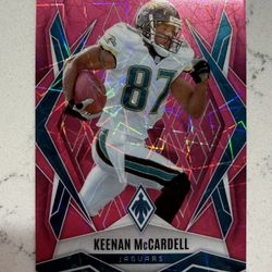 2025 PaninI Phoenix Keenan McCardell Pink Lazer Parallel Card #D/149 🏈Jaguars🏈