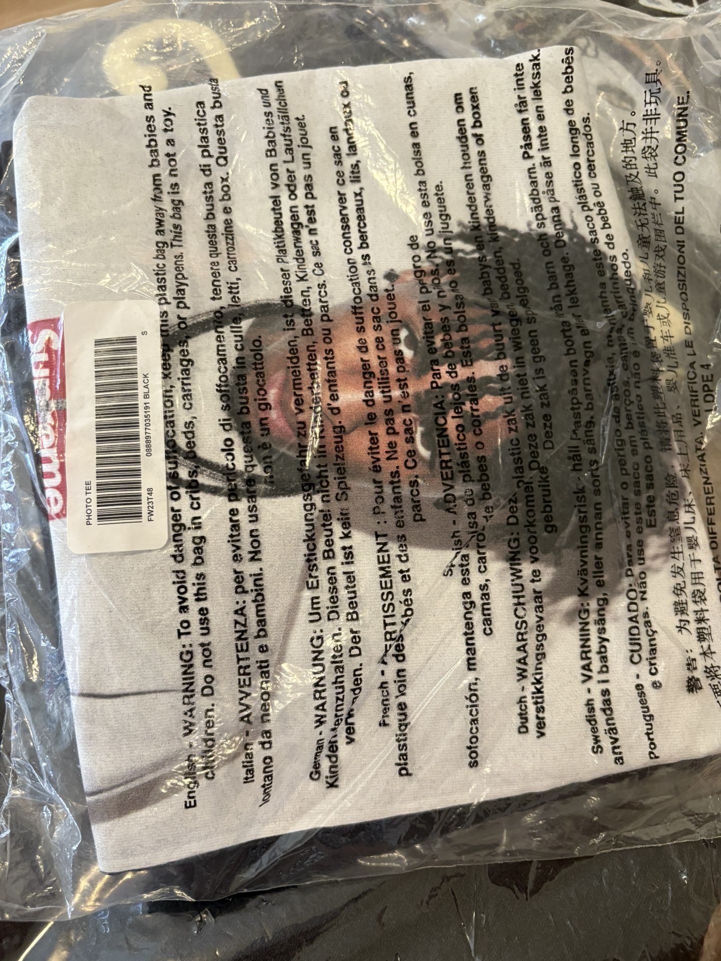 Supreme NBA Youngboy Tee Size Small Black
