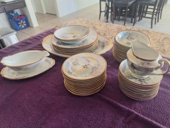 Hand painted china