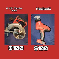 Milwaukee M18 6 1/2" CIrcular Saw Hackzall