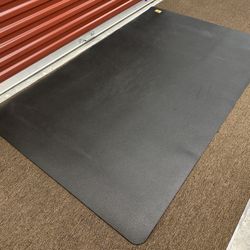 POGAMAT PREMIUM LARGE EXERCISE MAT- 6 ft X 4 ft X 1/4" WORKOUT HOME GYM FLOORING