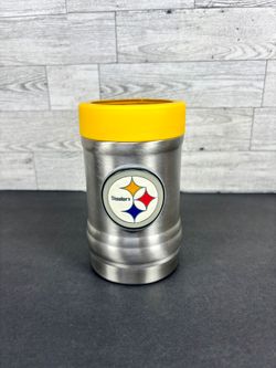 Pittsburgh Steelers NFL tailgate insulated drink Cousy