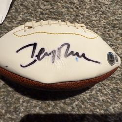 Jerry Rice Signed Pro Bowl Mini Football BAS Certified