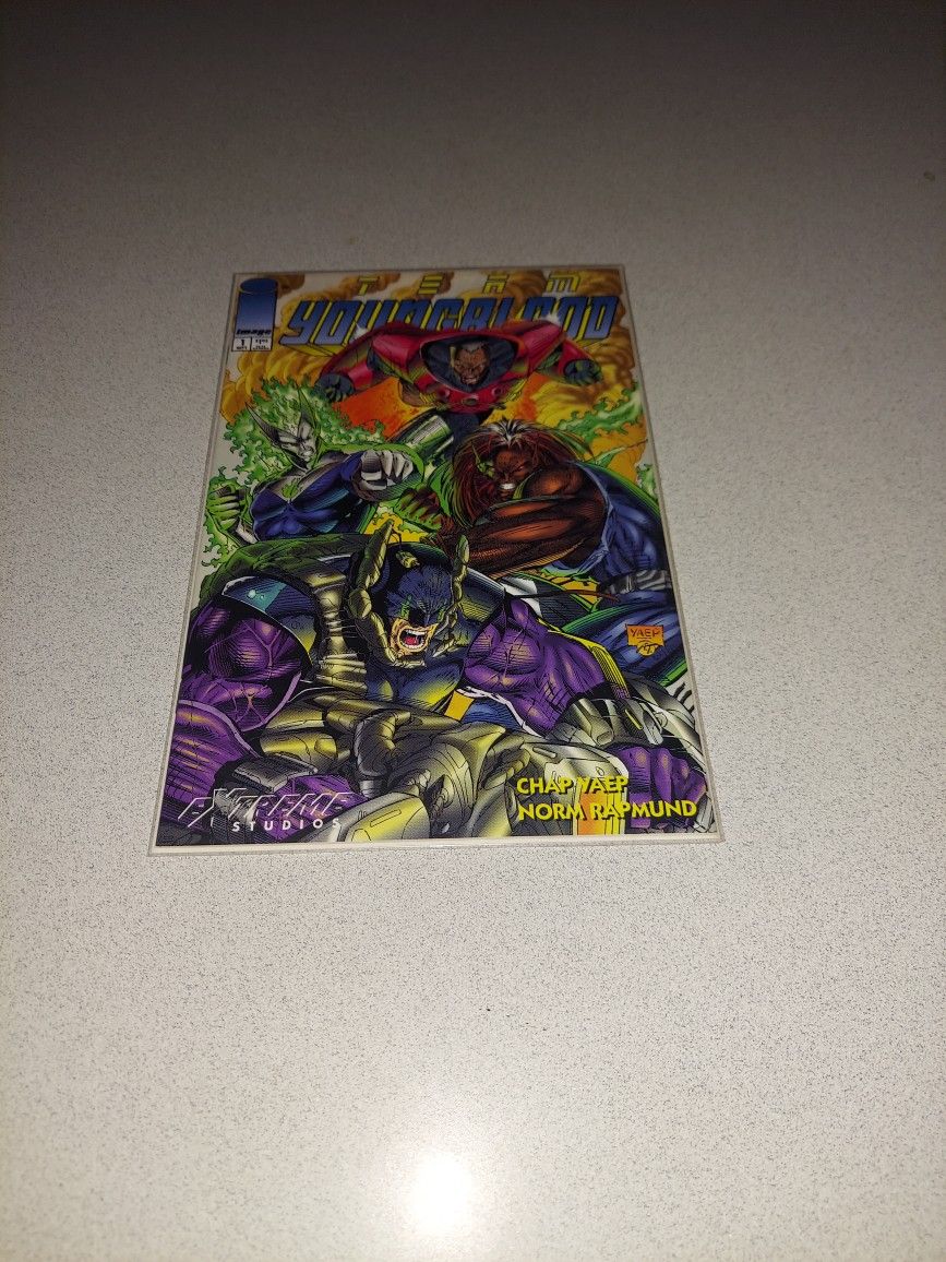 1993 TEAM YOUNGBLOOD #1 COMIC BAGGED AND BOARDED
