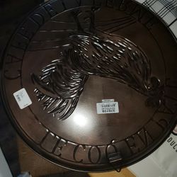 Tin Rooster Platter