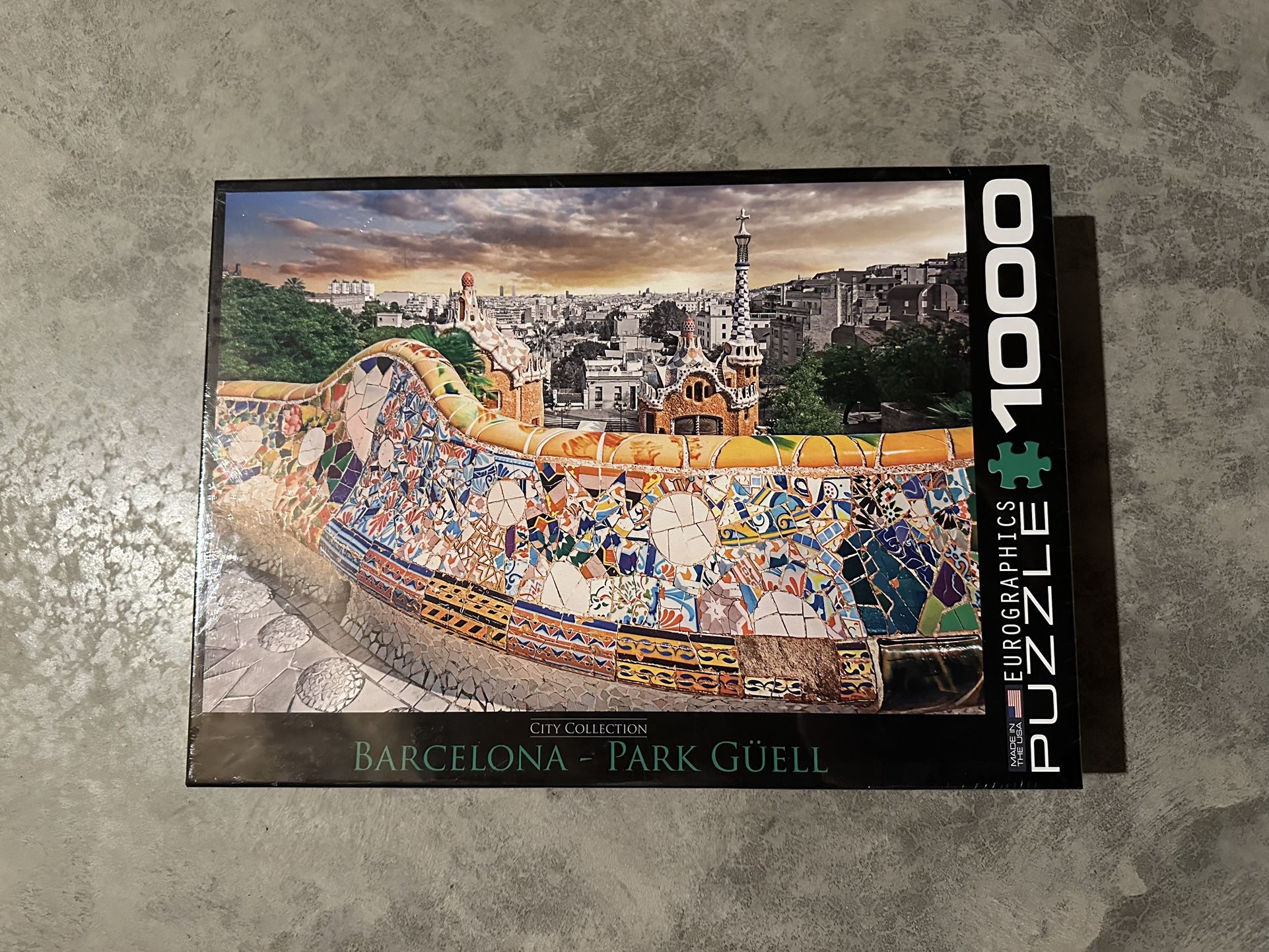 NEW Barcelona Park Guell 1000 Piece Puzzle