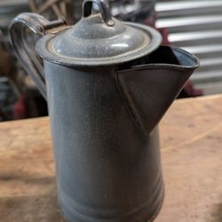 Vintage Camping Coffee Pot