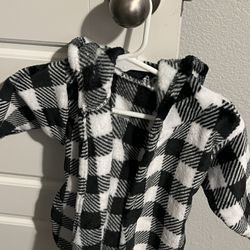 Baby Boy Checkered Robe