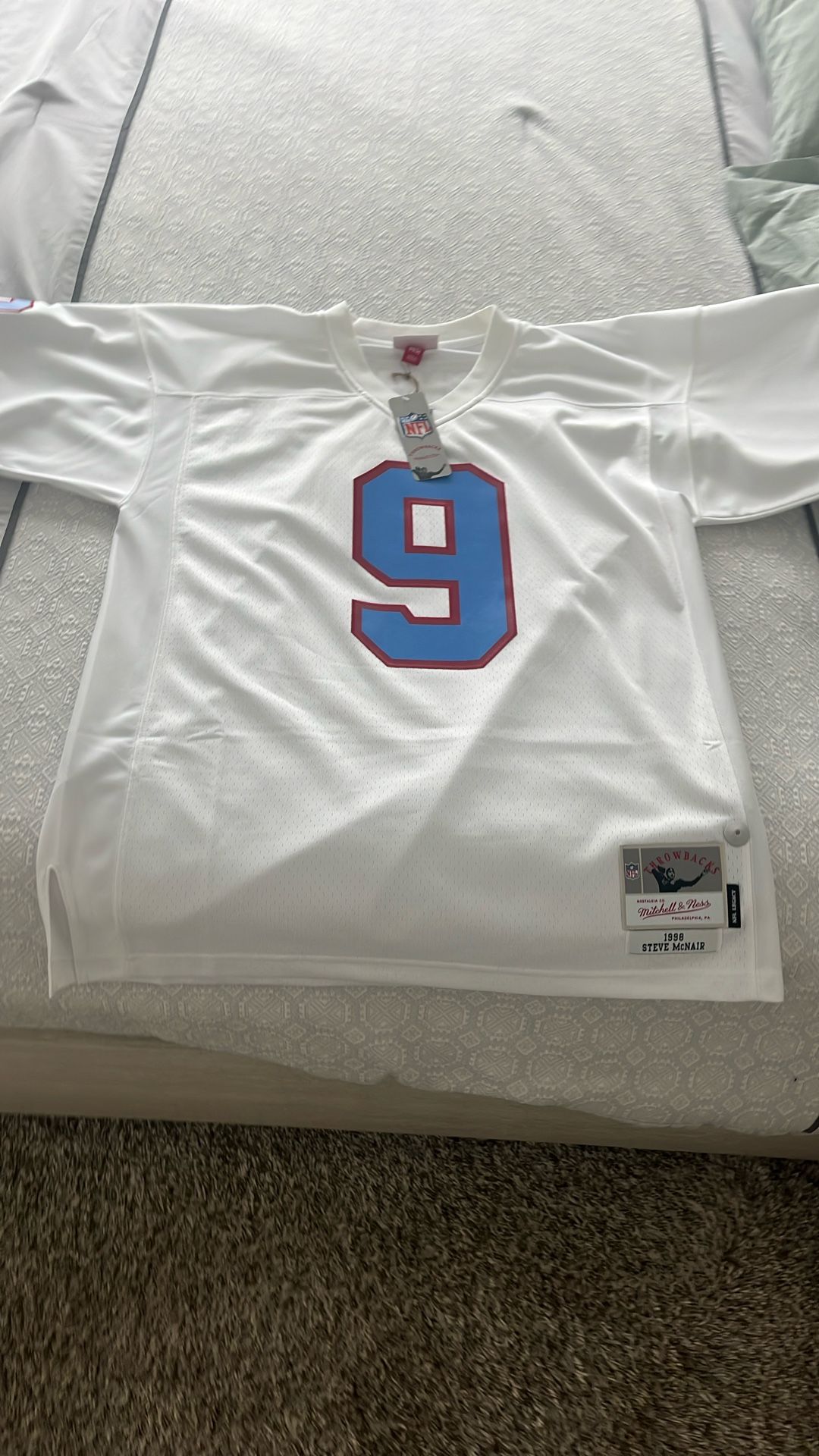 Steve McNair  Oilers Authentic Game Jersey 