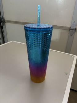Starbucks cup with straw