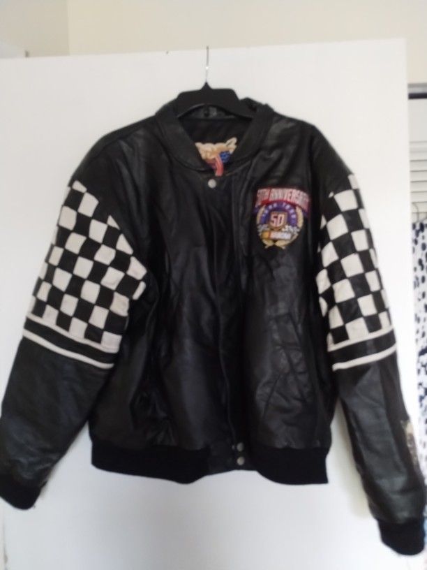 Nascar Leather Jacket