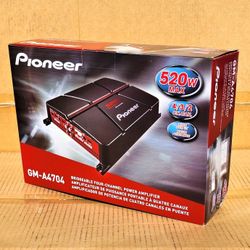 Pioneer GM-A4704 Power Amplifier 4 Channel Speaker System Amp 520 Watts 🚨 Payment Options Available 🚨 No Credit Needed 🚨 