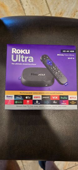 Roku ultra 4k streaming player
