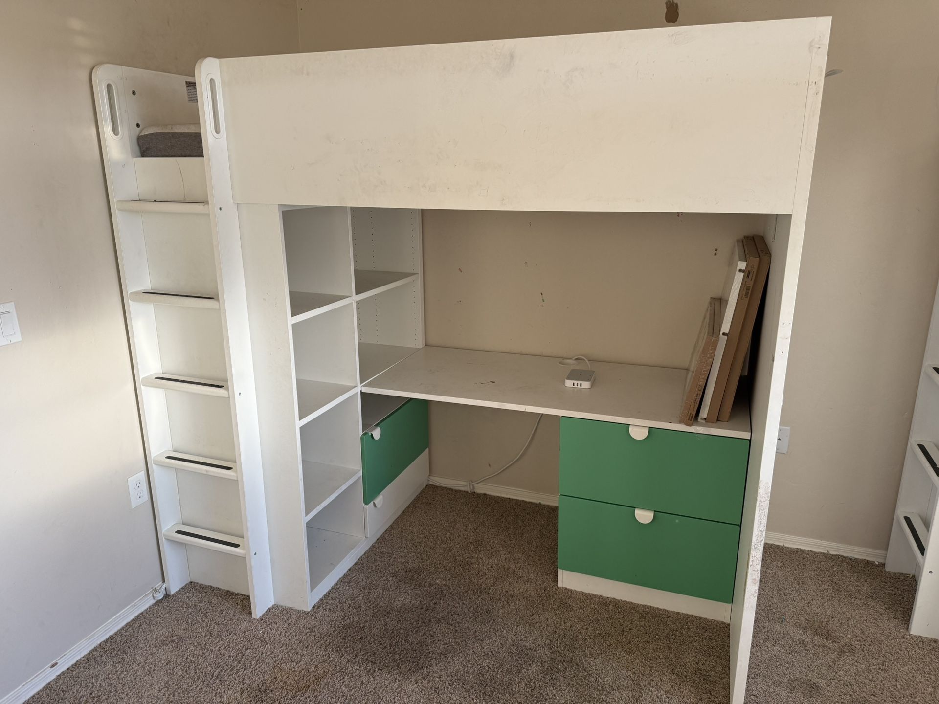 IKEA kids Loft Bed And Desk