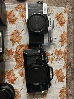 Minolta XG-1 and X-700 35mm Film Camera Bodies