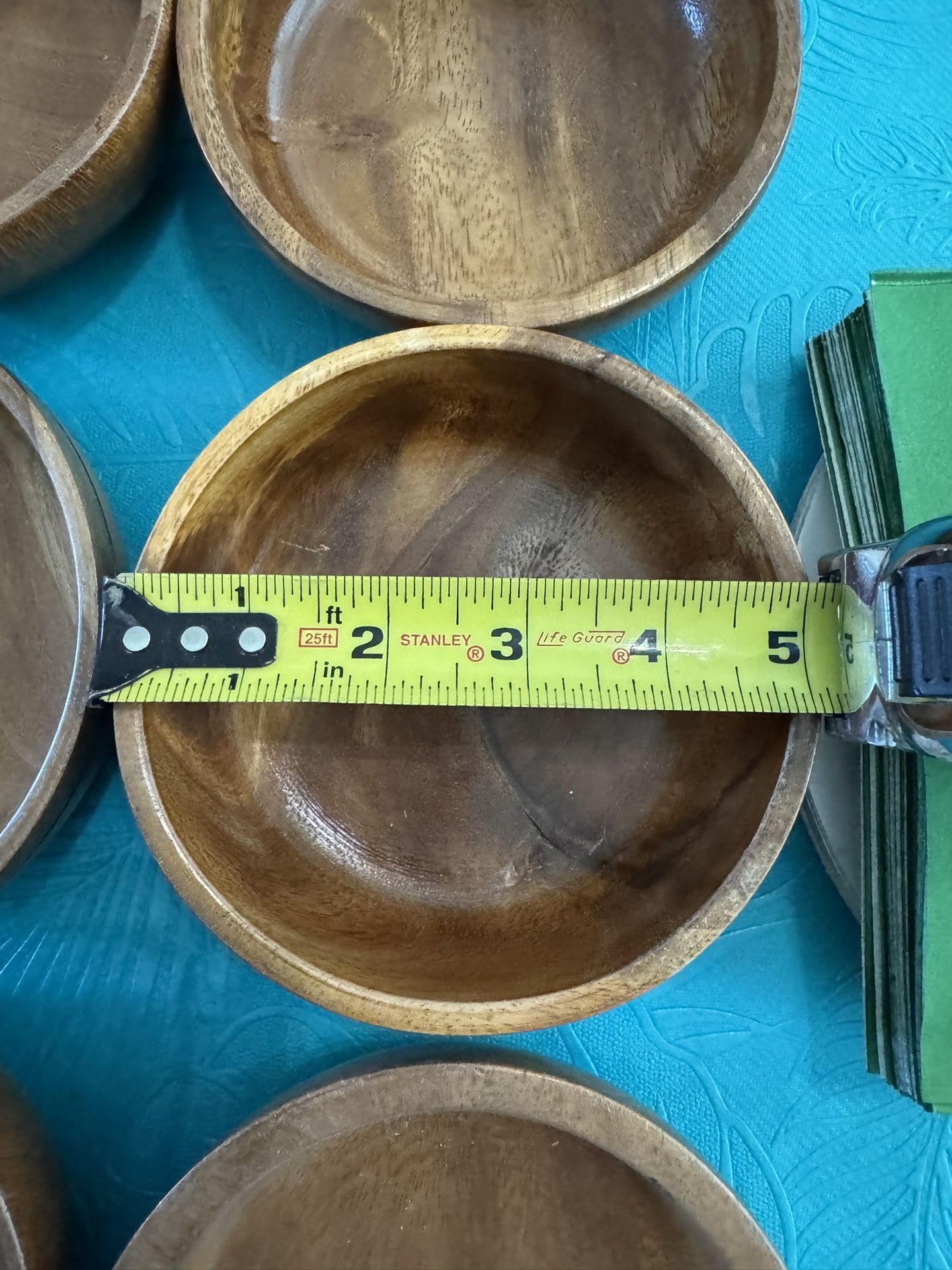 Wood Snack Bowls