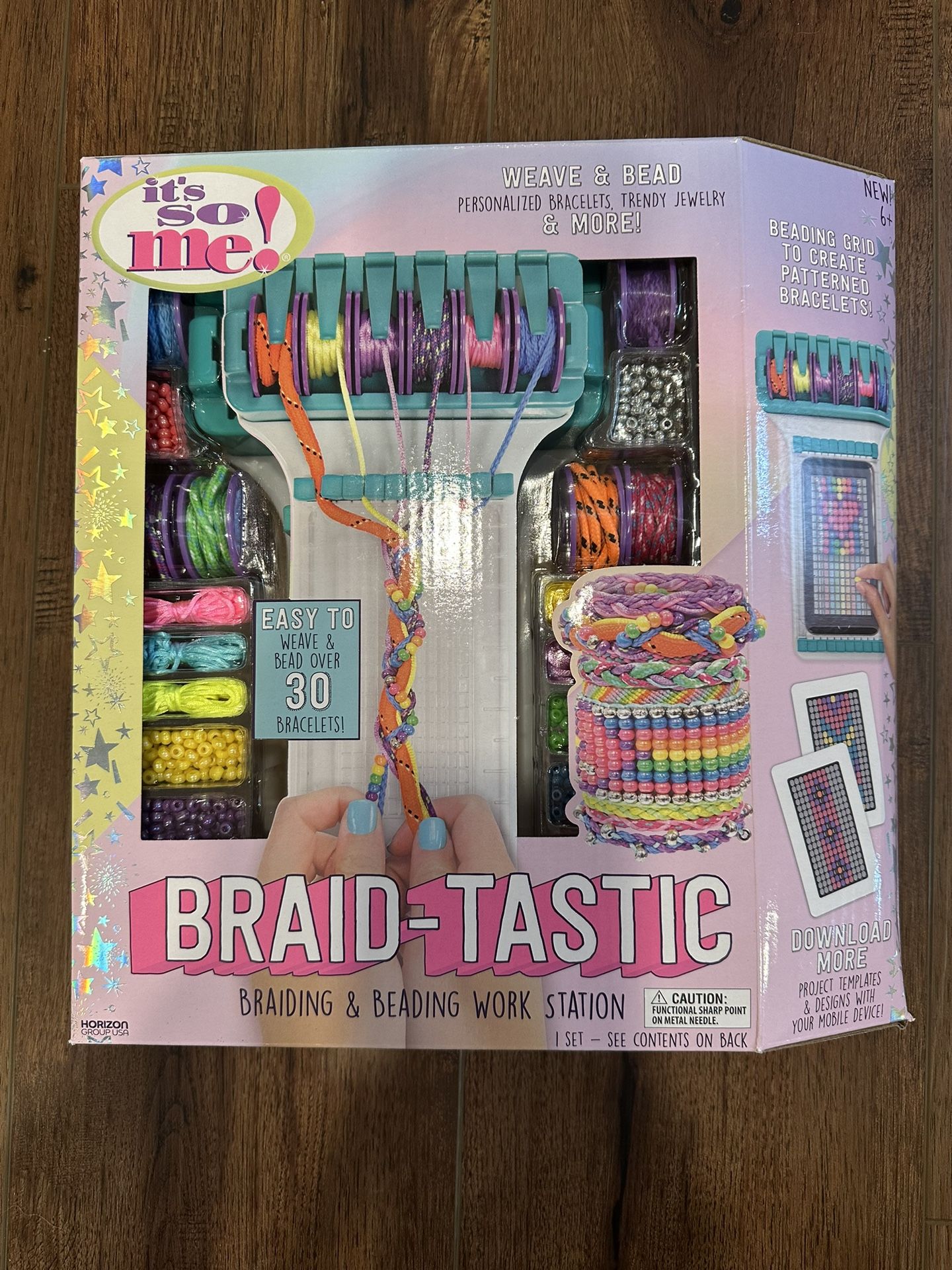 Bracelet Making Kit | Braiding and Beading Station