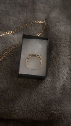 10k natural diamond yellow gold ring