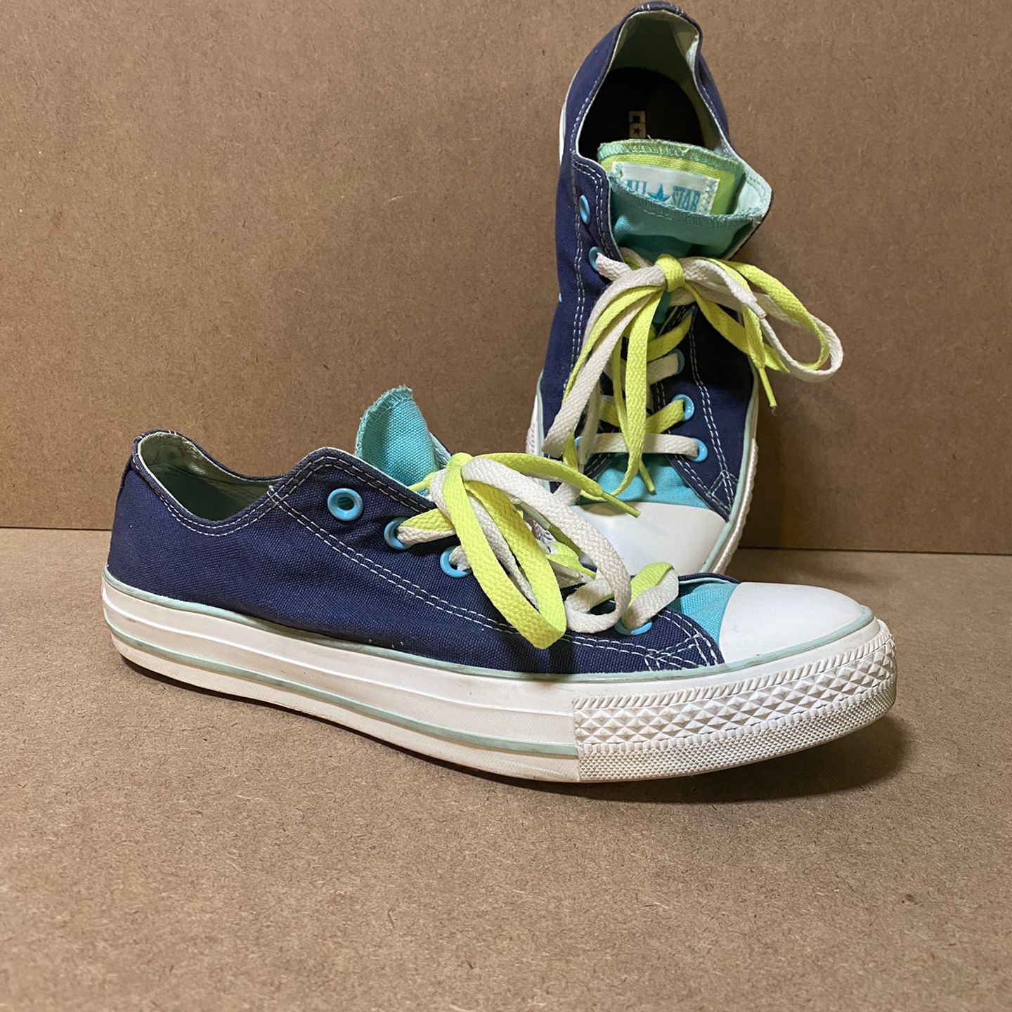 Converse All Star Chuck Taylor Double Tongue Light& neon Colors Unisex Wo’s 10 - Mens 8